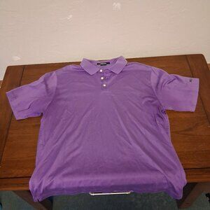 Tiger Woods Golf Shirt Purple XL